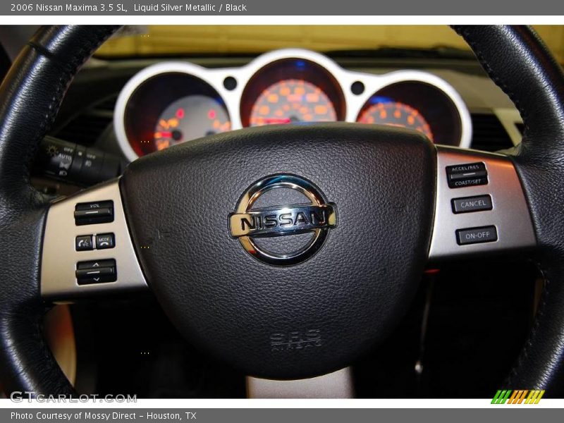 Liquid Silver Metallic / Black 2006 Nissan Maxima 3.5 SL