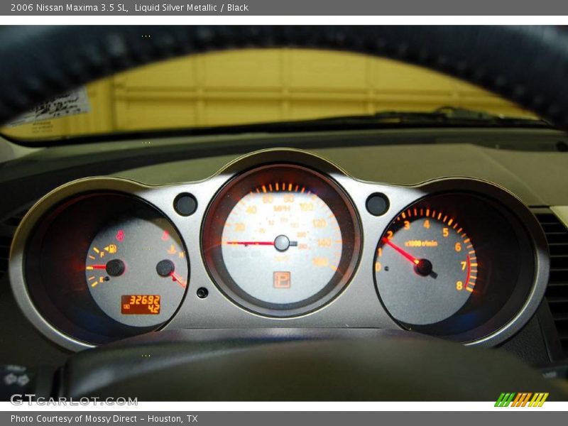 Liquid Silver Metallic / Black 2006 Nissan Maxima 3.5 SL