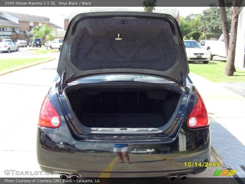 Onyx Black / Black 2006 Nissan Maxima 3.5 SE