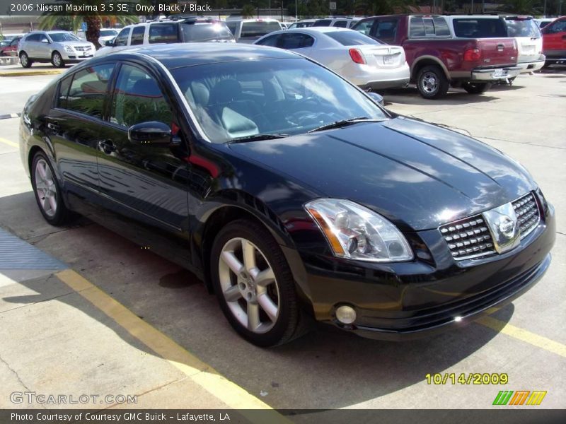Onyx Black / Black 2006 Nissan Maxima 3.5 SE