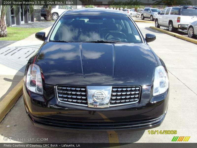 Onyx Black / Black 2006 Nissan Maxima 3.5 SE