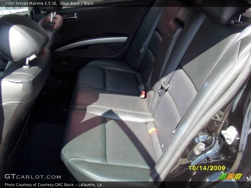 Onyx Black / Black 2006 Nissan Maxima 3.5 SE