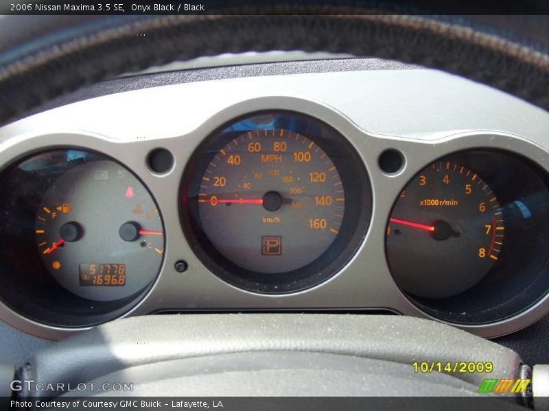 Onyx Black / Black 2006 Nissan Maxima 3.5 SE