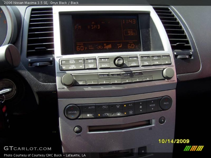 Onyx Black / Black 2006 Nissan Maxima 3.5 SE