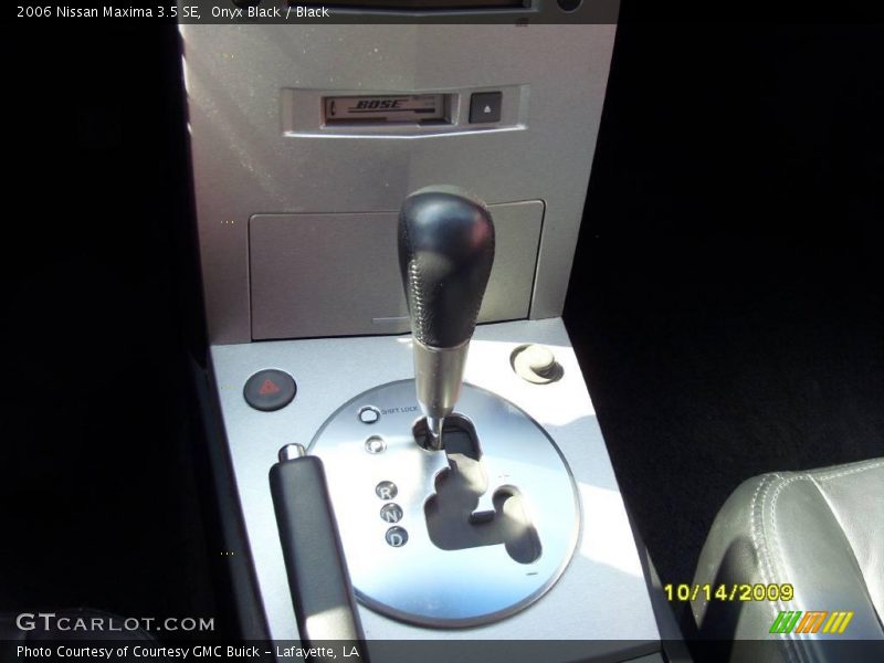 Onyx Black / Black 2006 Nissan Maxima 3.5 SE
