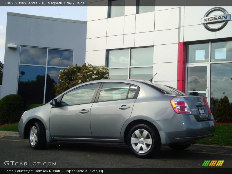 Magnetic Gray / Beige 2007 Nissan Sentra 2.0