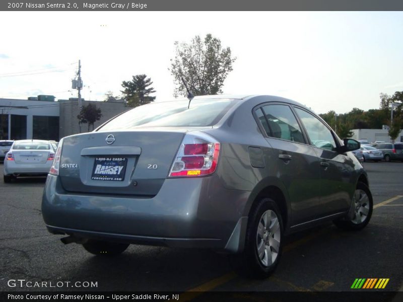 Magnetic Gray / Beige 2007 Nissan Sentra 2.0