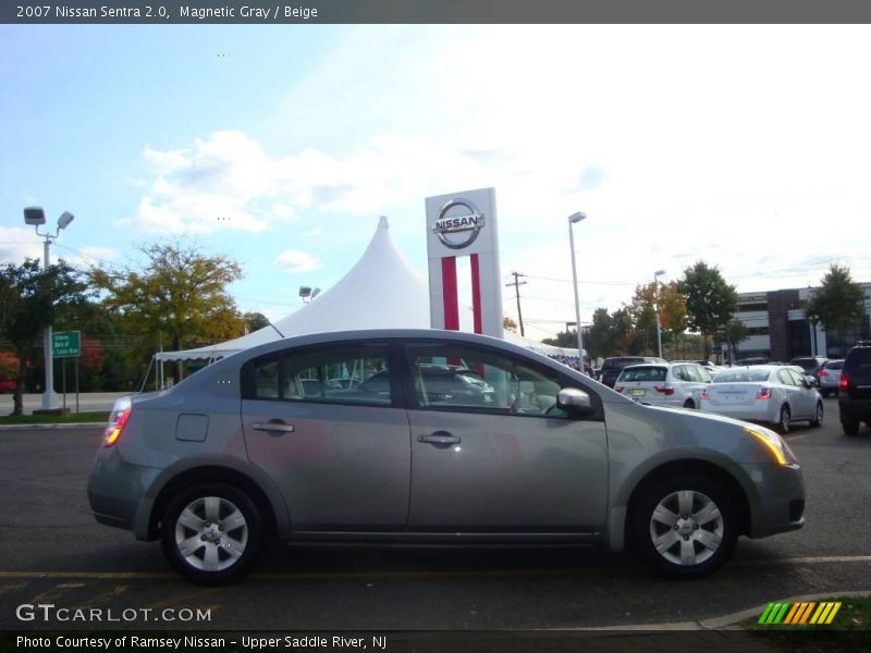 Magnetic Gray / Beige 2007 Nissan Sentra 2.0