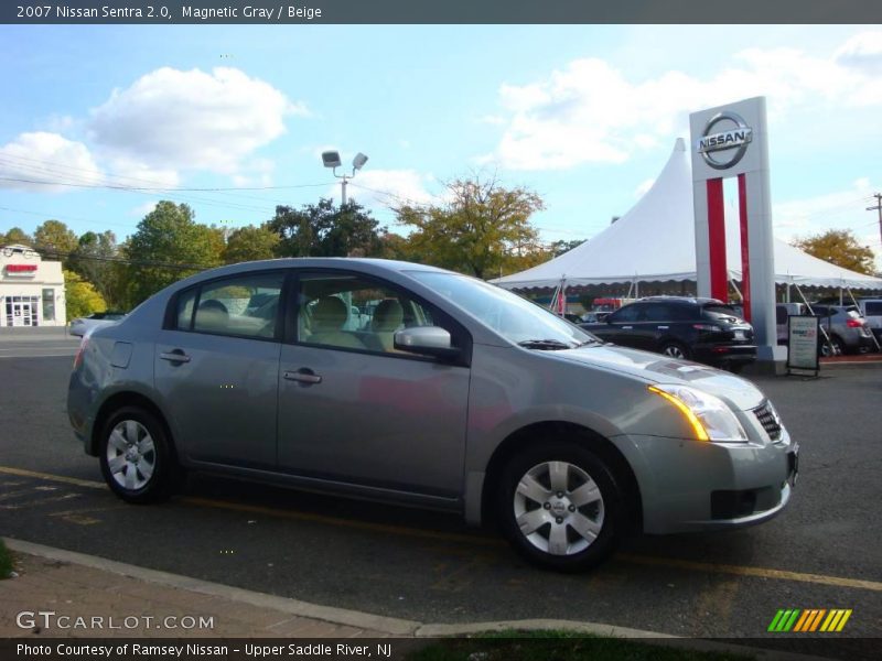 Magnetic Gray / Beige 2007 Nissan Sentra 2.0