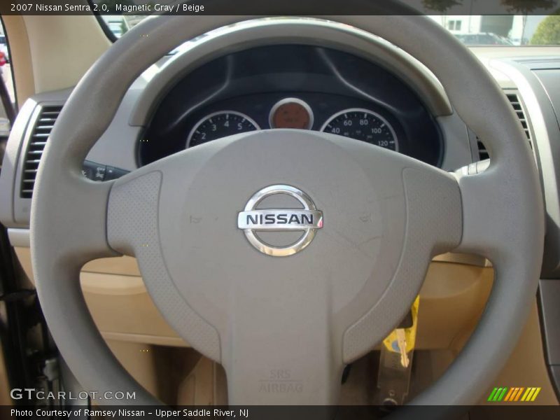 Magnetic Gray / Beige 2007 Nissan Sentra 2.0
