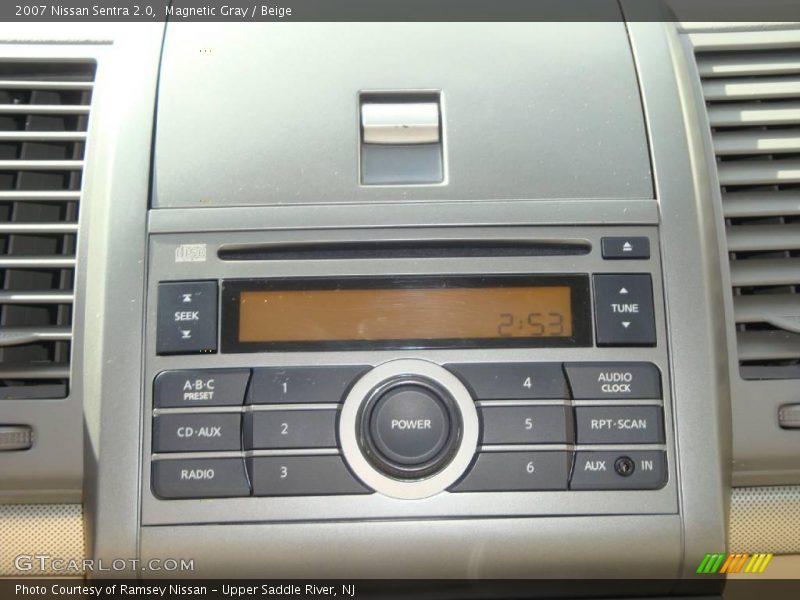 Magnetic Gray / Beige 2007 Nissan Sentra 2.0