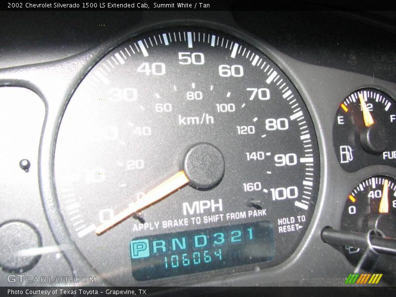 Summit White / Tan 2002 Chevrolet Silverado 1500 LS Extended Cab