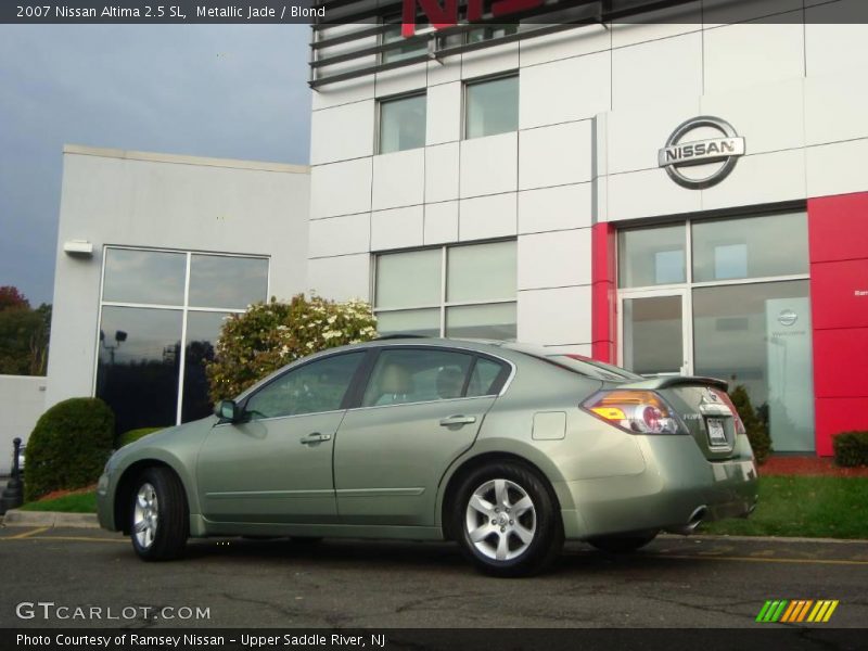 Metallic Jade / Blond 2007 Nissan Altima 2.5 SL