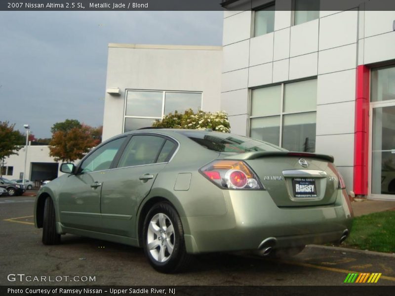 Metallic Jade / Blond 2007 Nissan Altima 2.5 SL