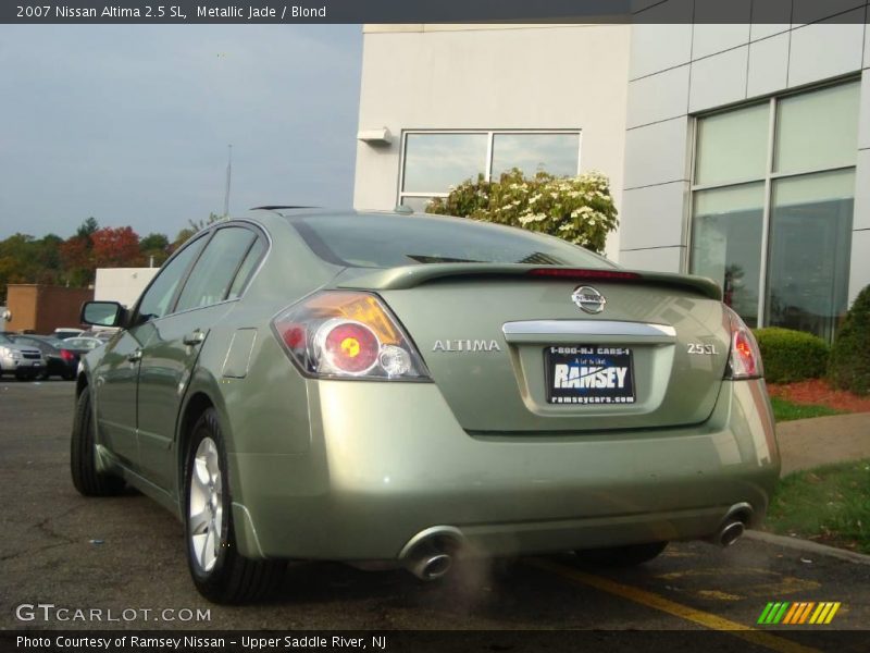 Metallic Jade / Blond 2007 Nissan Altima 2.5 SL