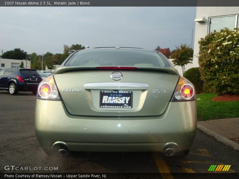 Metallic Jade / Blond 2007 Nissan Altima 2.5 SL
