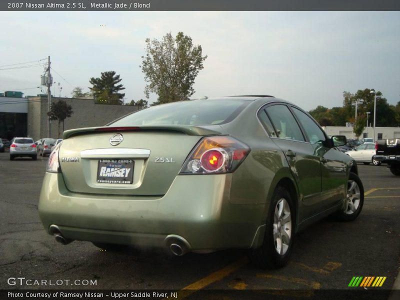 Metallic Jade / Blond 2007 Nissan Altima 2.5 SL