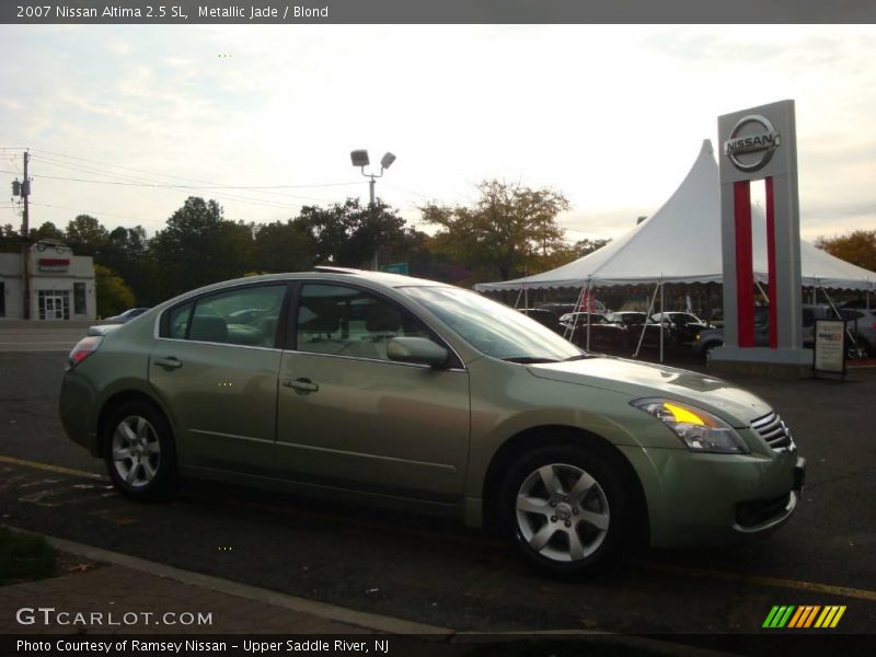 Metallic Jade / Blond 2007 Nissan Altima 2.5 SL