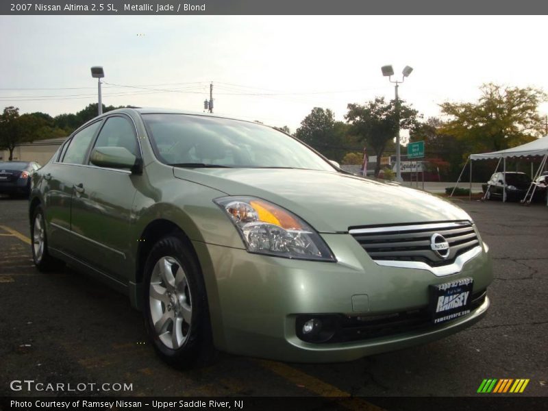 Metallic Jade / Blond 2007 Nissan Altima 2.5 SL