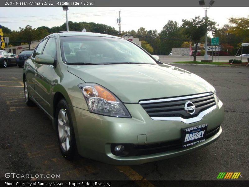 Metallic Jade / Blond 2007 Nissan Altima 2.5 SL