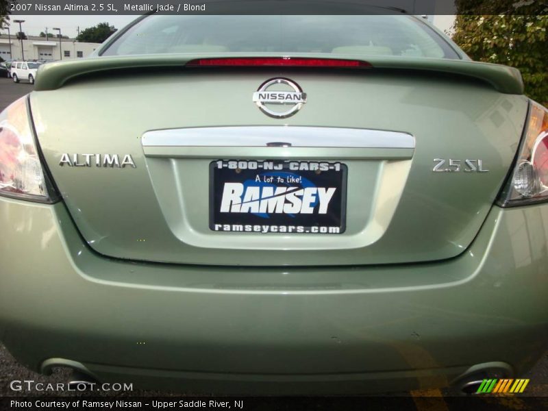 Metallic Jade / Blond 2007 Nissan Altima 2.5 SL