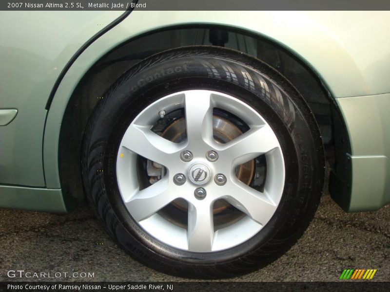 Metallic Jade / Blond 2007 Nissan Altima 2.5 SL