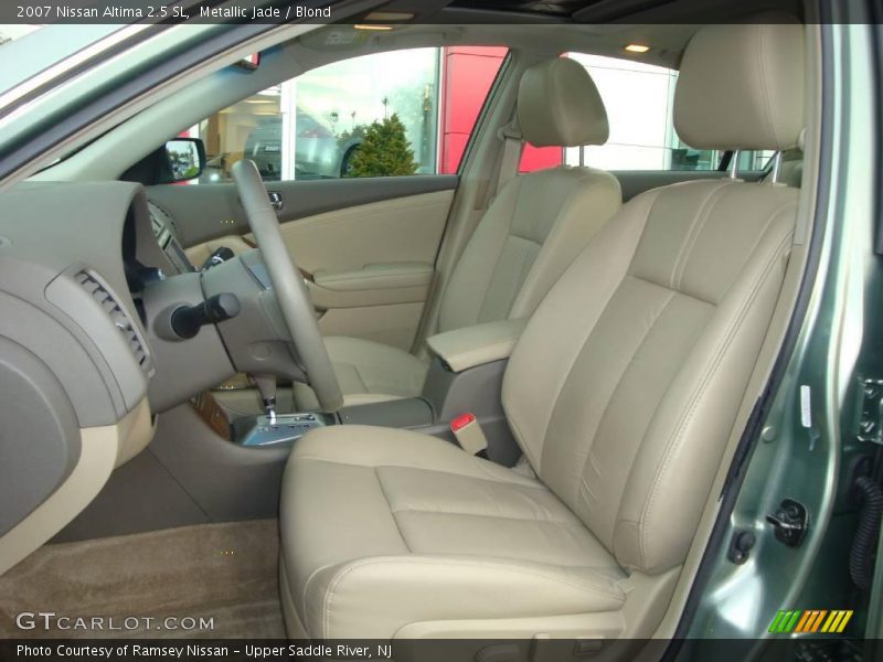 Metallic Jade / Blond 2007 Nissan Altima 2.5 SL