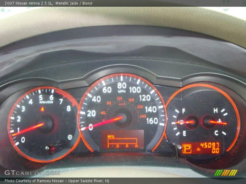Metallic Jade / Blond 2007 Nissan Altima 2.5 SL