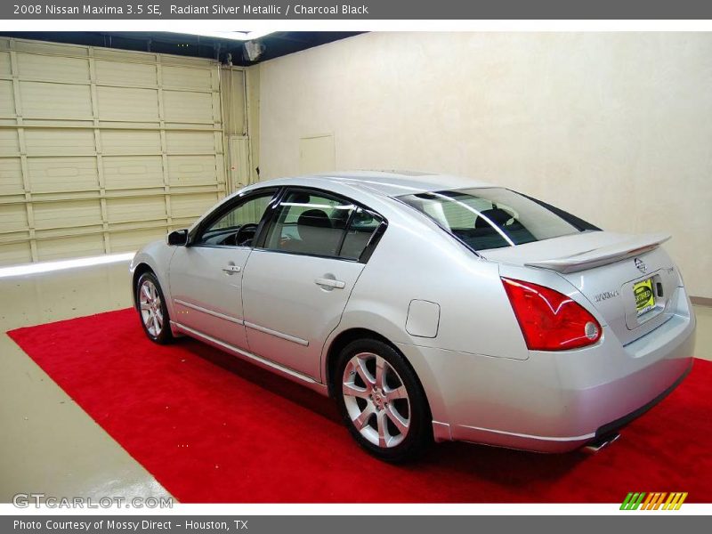 Radiant Silver Metallic / Charcoal Black 2008 Nissan Maxima 3.5 SE