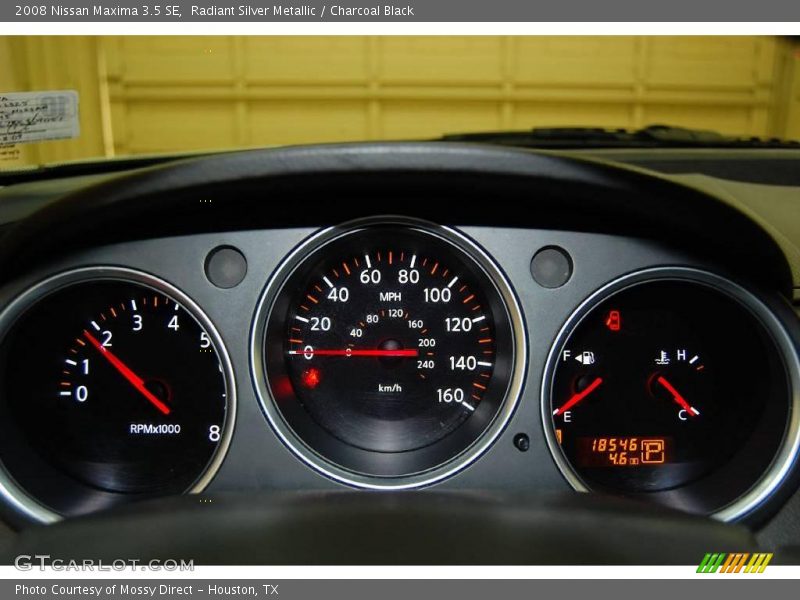 Radiant Silver Metallic / Charcoal Black 2008 Nissan Maxima 3.5 SE