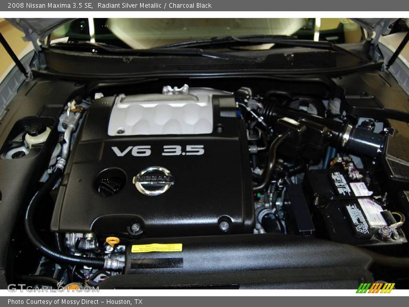 Radiant Silver Metallic / Charcoal Black 2008 Nissan Maxima 3.5 SE