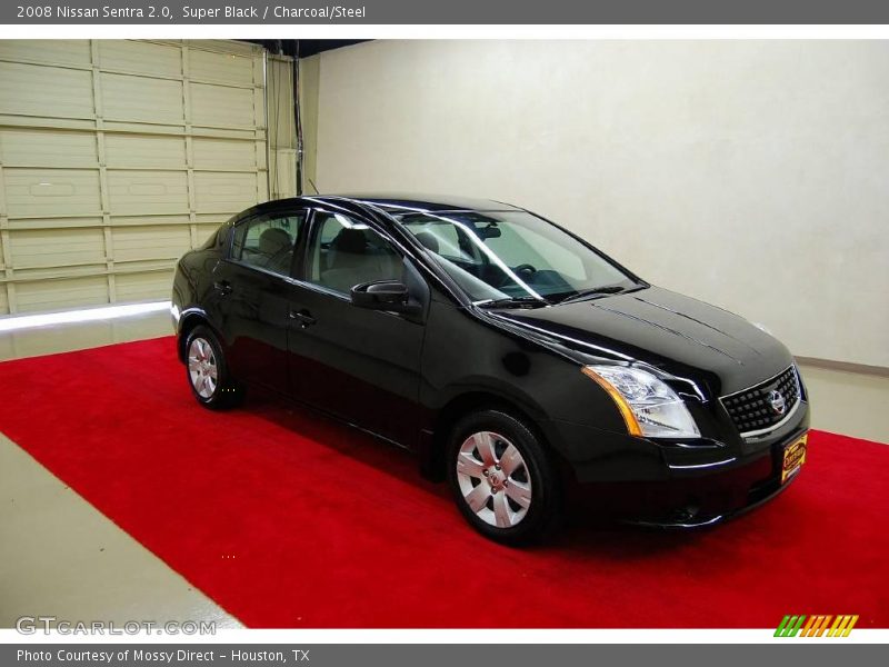 Super Black / Charcoal/Steel 2008 Nissan Sentra 2.0
