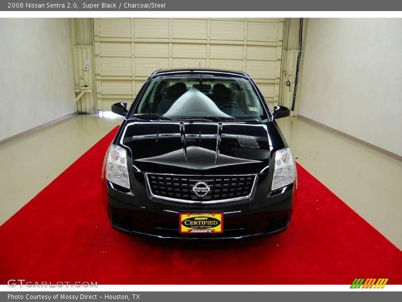 Super Black / Charcoal/Steel 2008 Nissan Sentra 2.0
