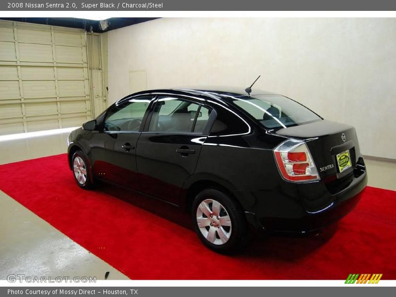 Super Black / Charcoal/Steel 2008 Nissan Sentra 2.0