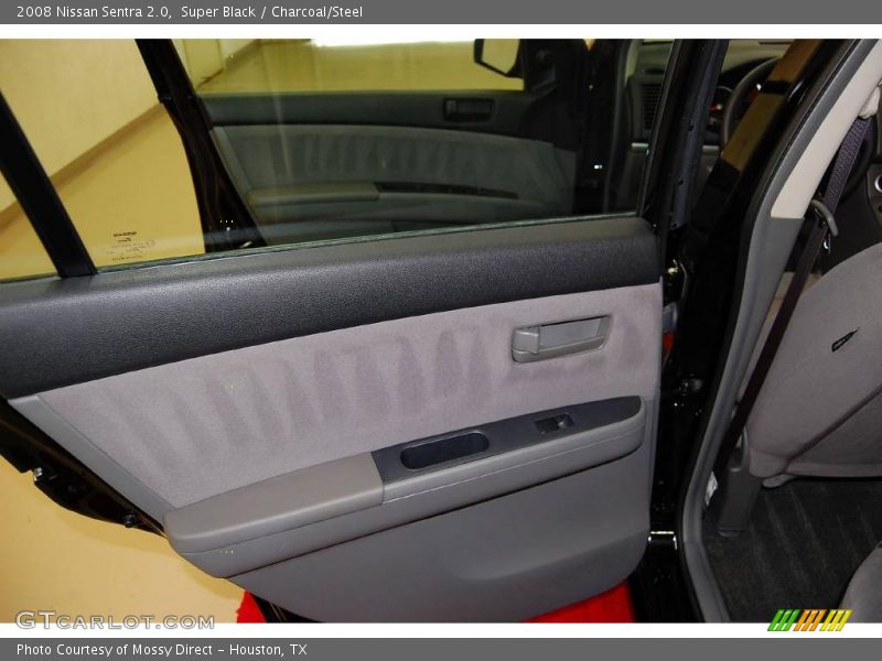 Super Black / Charcoal/Steel 2008 Nissan Sentra 2.0