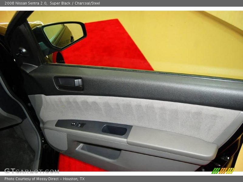 Super Black / Charcoal/Steel 2008 Nissan Sentra 2.0