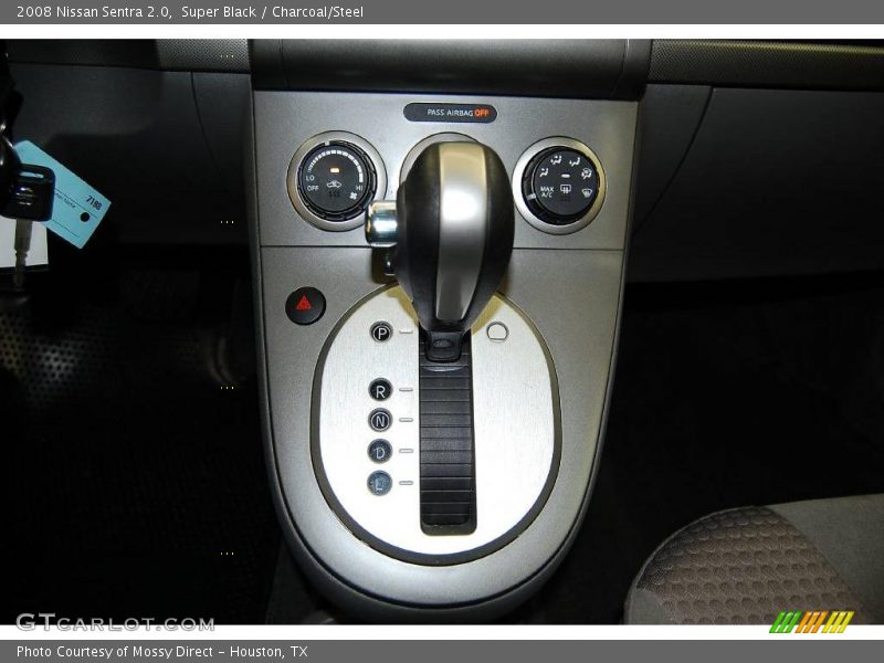 Super Black / Charcoal/Steel 2008 Nissan Sentra 2.0