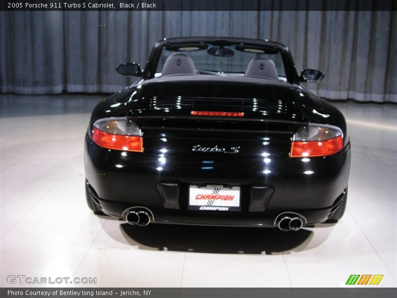 Black / Black 2005 Porsche 911 Turbo S Cabriolet