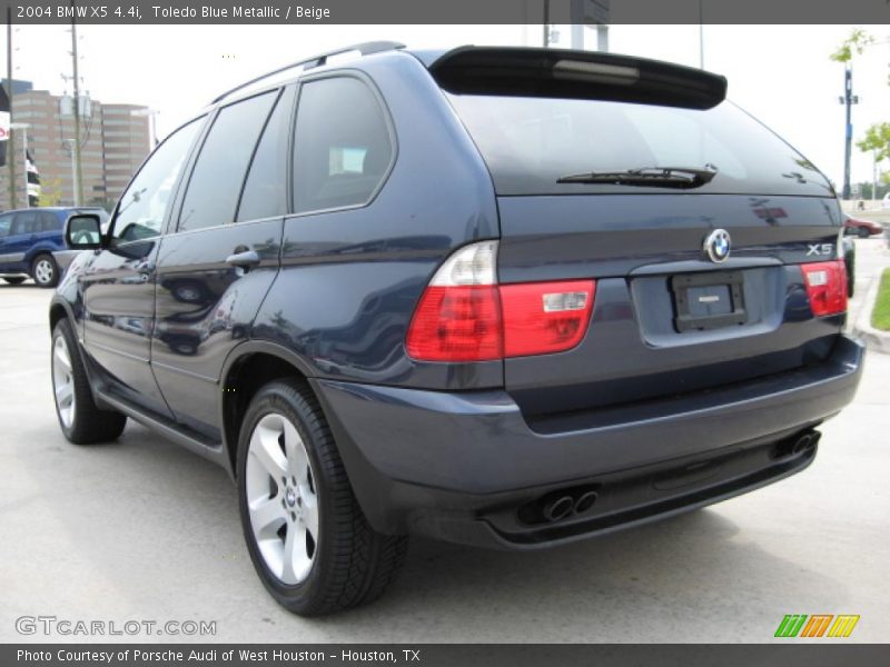 Toledo Blue Metallic / Beige 2004 BMW X5 4.4i