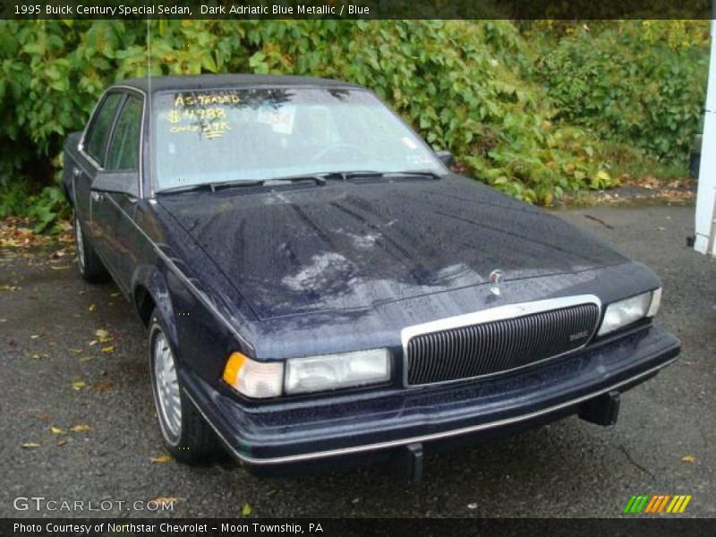 Dark Adriatic Blue Metallic / Blue 1995 Buick Century Special Sedan