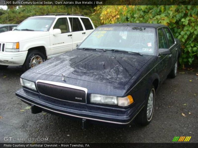 Dark Adriatic Blue Metallic / Blue 1995 Buick Century Special Sedan