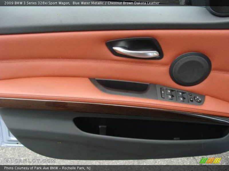 Blue Water Metallic / Chestnut Brown Dakota Leather 2009 BMW 3 Series 328xi Sport Wagon