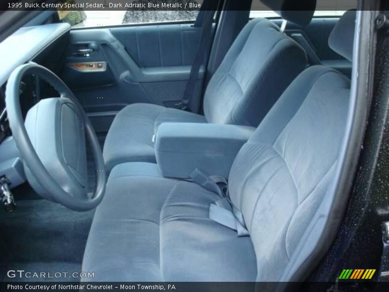 Dark Adriatic Blue Metallic / Blue 1995 Buick Century Special Sedan