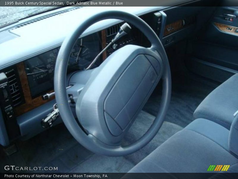 Dark Adriatic Blue Metallic / Blue 1995 Buick Century Special Sedan
