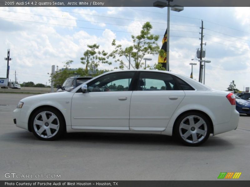 Arctic White / Ebony 2005 Audi S4 4.2 quattro Sedan