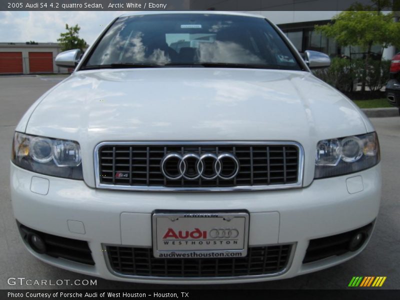 Arctic White / Ebony 2005 Audi S4 4.2 quattro Sedan