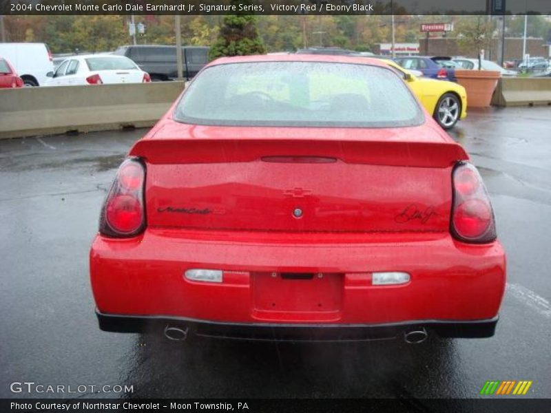 Victory Red / Ebony Black 2004 Chevrolet Monte Carlo Dale Earnhardt Jr. Signature Series