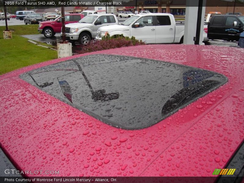 Red Candy Metallic / Charcoal Black 2010 Ford Taurus SHO AWD