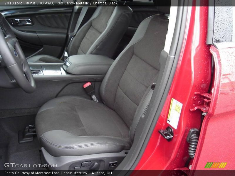 Red Candy Metallic / Charcoal Black 2010 Ford Taurus SHO AWD