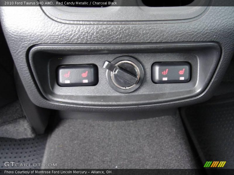 Red Candy Metallic / Charcoal Black 2010 Ford Taurus SHO AWD